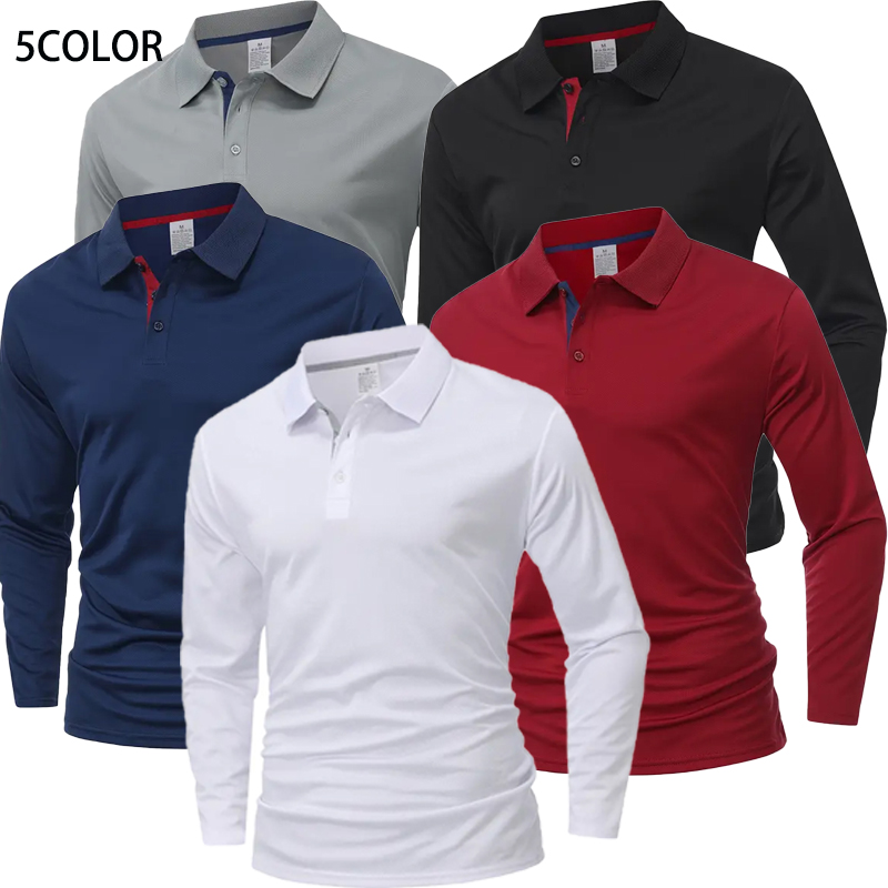 Men's Long Sleeve Polo Shirt Q - огляд і ціна Golf Equipment Sales